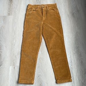AMERICAN EAGLE Mom jeans Corduroy Stretch pants
